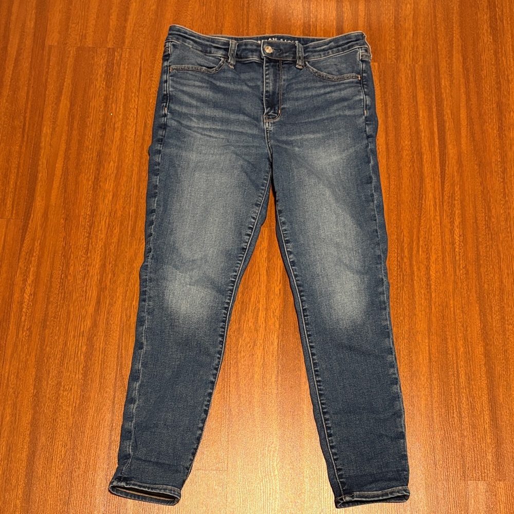 American Eagle Outfitters Dark Blue Skinny Jeans